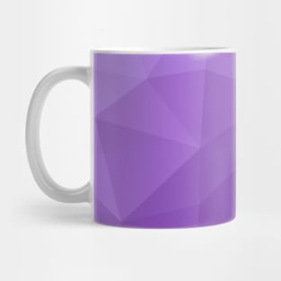 Polygon Geometric Triangles Purple Mug